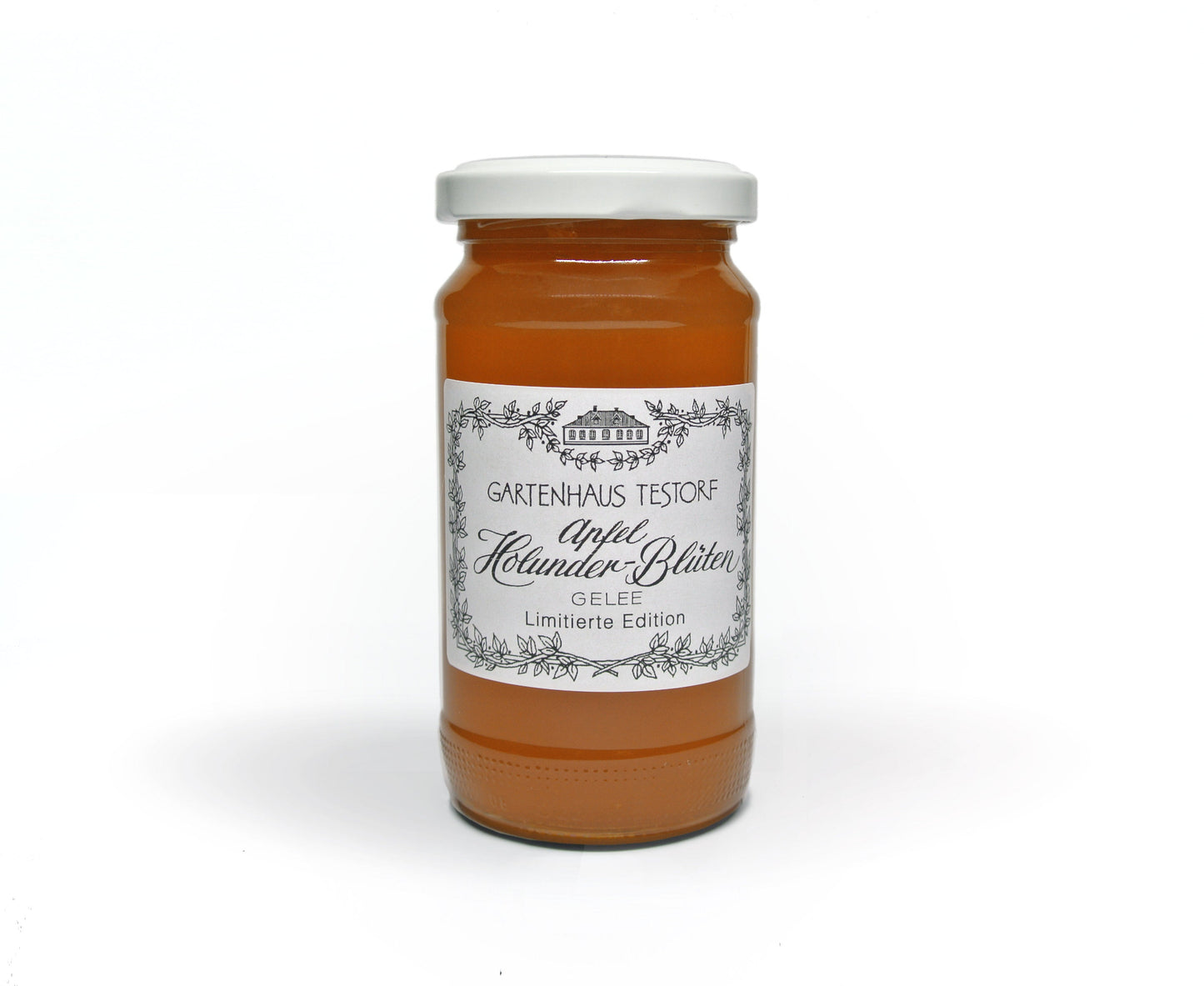 Gartenhaus Testorf Apfel Holunderblüten Gelee
